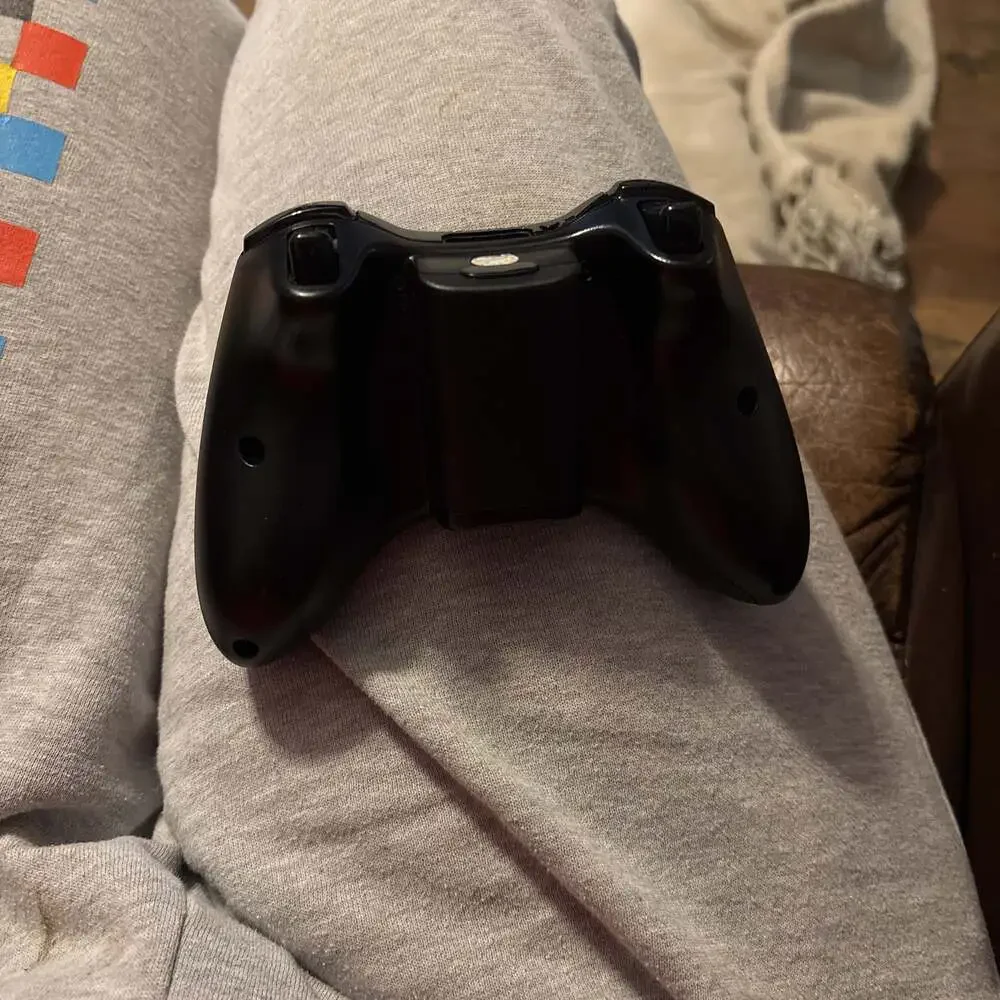 Official Microsoft Xbox 360 Black Wireless Controller